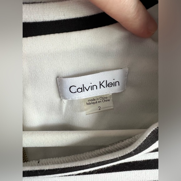 Calvin Klein Size 2 striped dress - Picture 2 of 5
